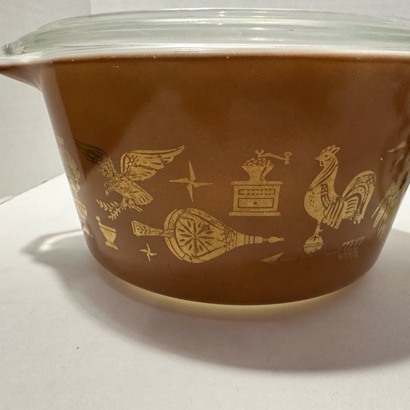 Vintage Early American Pyrex 6PC set - Picture 6 of 8